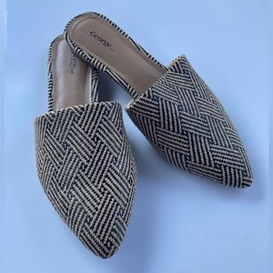Woven Mule Shoes